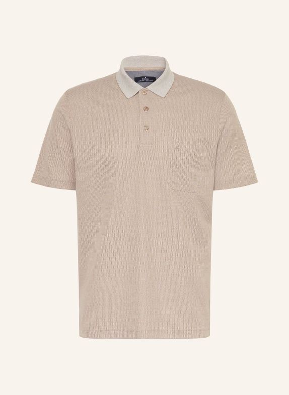 RAGMAN Piqué-Poloshirt BEIGE