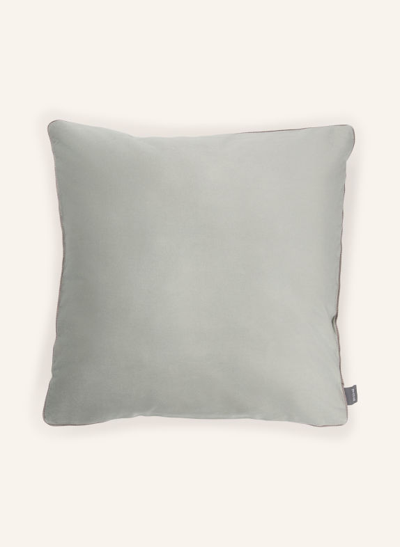 PAD Samt-Dekokissenhülle ELEGANCE MINT / GRAU