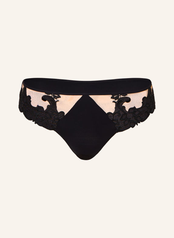 SIMONE PÉRÈLE Slip SAGA ZWART / BEIGE