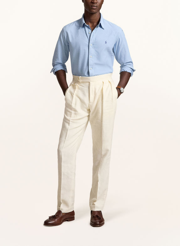POLO RALPH LAUREN Oxford-overhemd Custom Fit LICHTBLAUW
