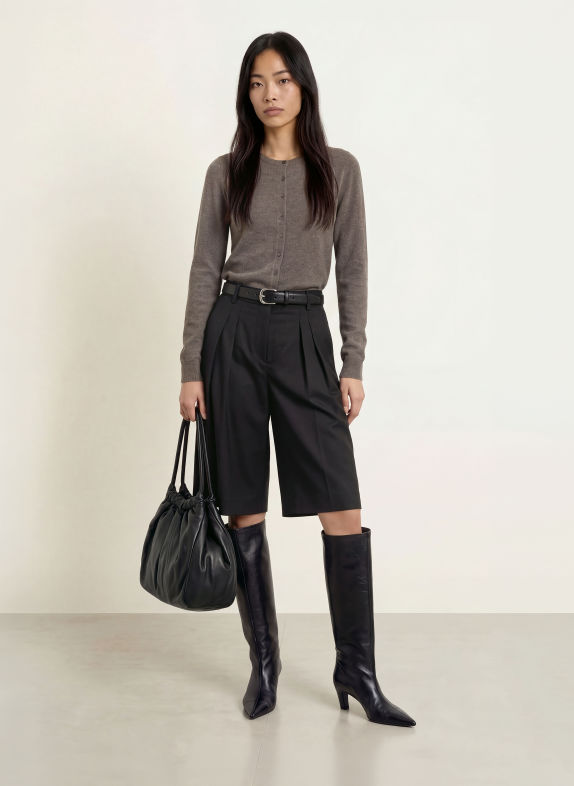 REPEAT Cashmere cardigan GRAY