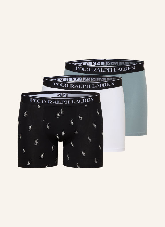 POLO RALPH LAUREN 3-pack boxershorts GRIJS / WIT / ZWART