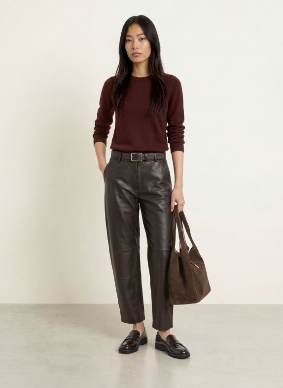 REPEAT Kashmir-sweater BRUN