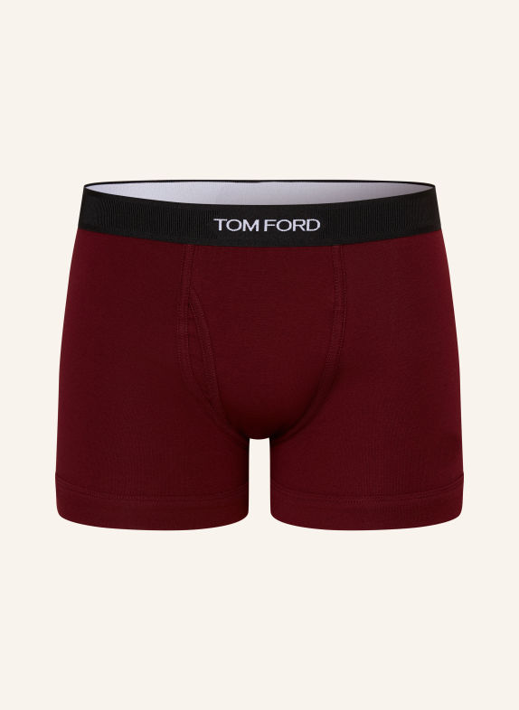 TOM FORD Boxerky TMAVĚ ČERVENÁ