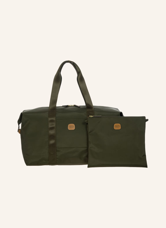 BRIC'S Weekend bag X-BAG OLIVE / BROWN