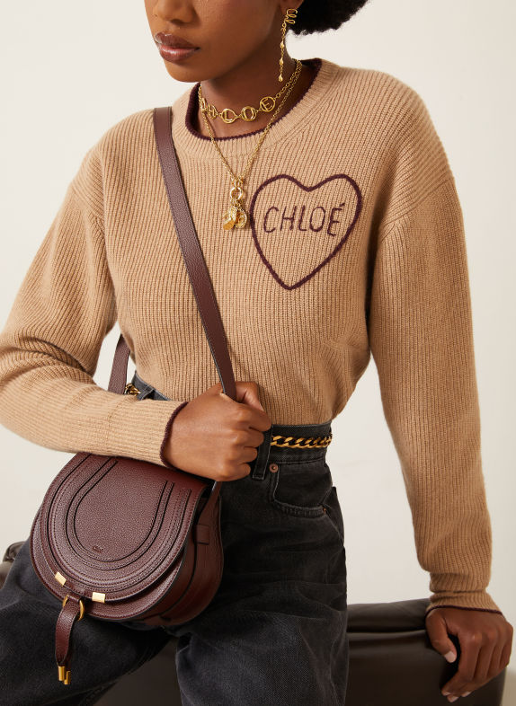 Chloé Umhängetasche MARCIE 27M Crafty Brown