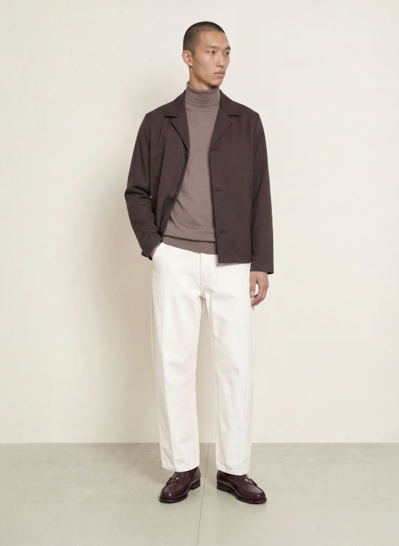 HUGO Rollkragenpullover SAN THOMAS BRAUN