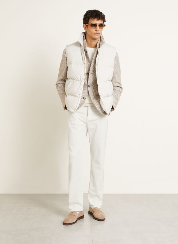 BRUNELLO CUCINELLI Jeans leisure fit C7506 GHIACCIO