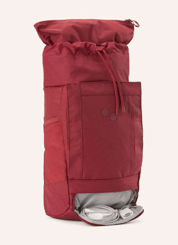pinqponq Rucksack BLOK MEDIUM mit Laptop-Fach DUNKELROT