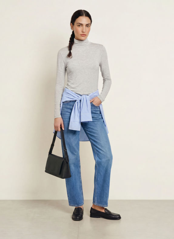Stefan Brandt Longsleeve ELISA LICHTGRIJS