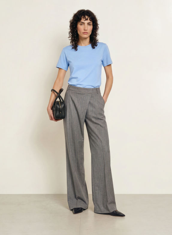 Stefan Brandt T-shirt FRITZI 50 LIGHT BLUE