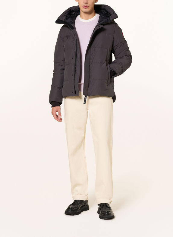 CANADA GOOSE Jacheta din puf MACMILLAN GRI ÎNCHIS