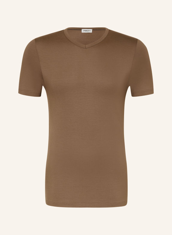 zimmerli T-shirt PURENESS MARRON