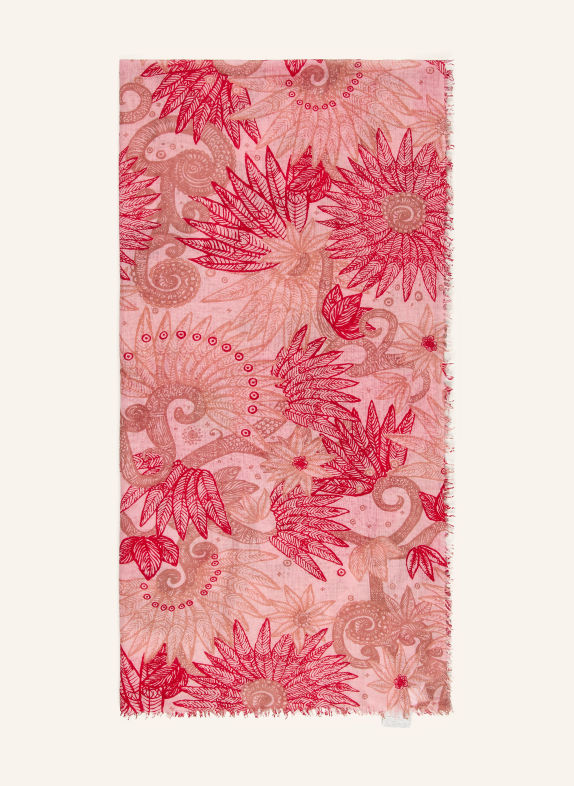 HEMISPHERE Schal INKE ROSA / ROT