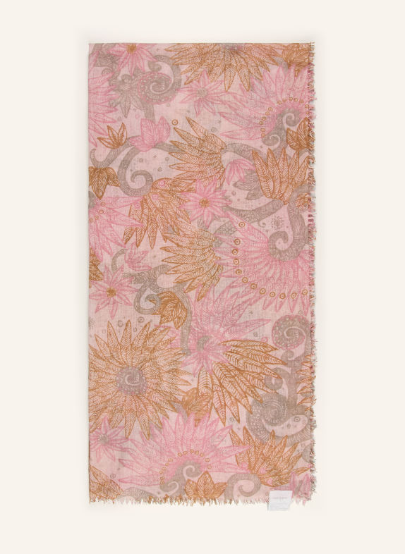HEMISPHERE Sjaal INKE ROSE CLAIR / CAMEL / GRIJS