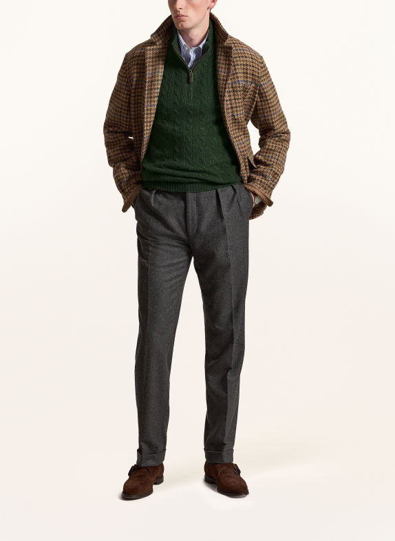 POLO RALPH LAUREN Half-zip sweater DARK GREEN