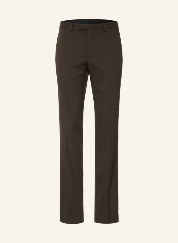 SANDRO Spodnie garniturowe slim fit G250 DARK TAUPE