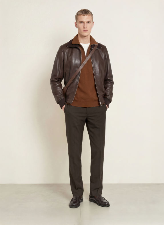 SANDRO Anzughose Slim Fit G250 DARK TAUPE