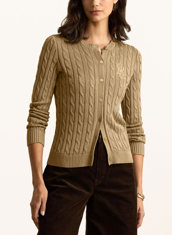 LAUREN RALPH LAUREN Cardigan CAMEL