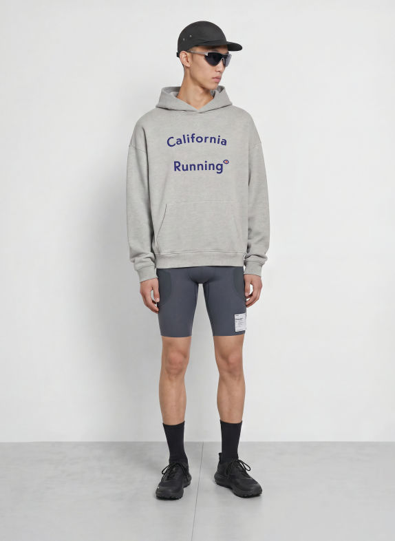 District Vision Hoodie GRAY / DARK BLUE