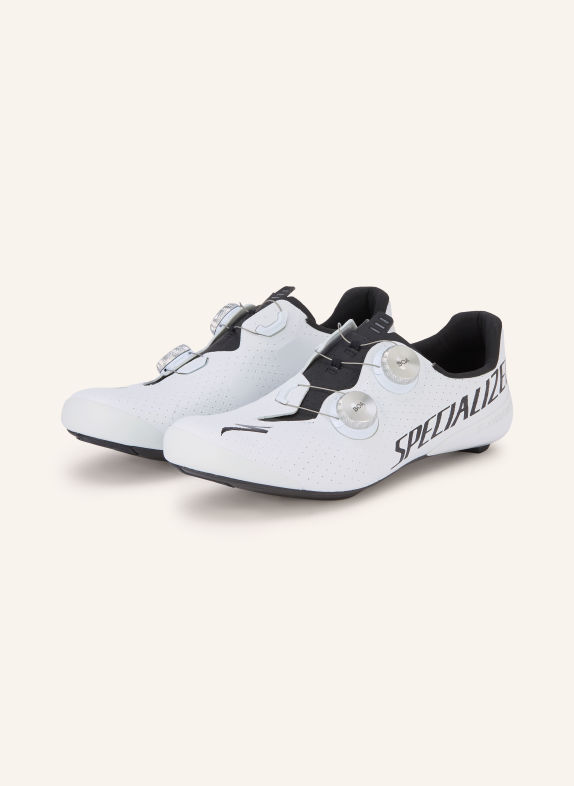 SPECIALIZED Road bike shoes S-WORKS TORCH WHITE / SILVER / BLACK