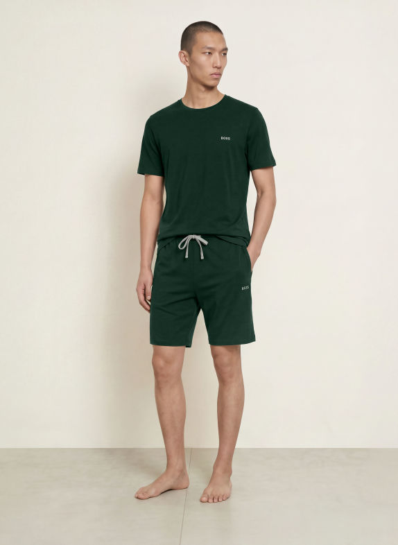 BOSS Schlafshirt MIX&MATCH DUNKELGRÜN