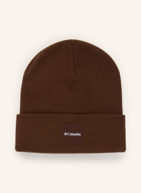 Columbia Beanie CITY TREK DARK BROWN / WHITE