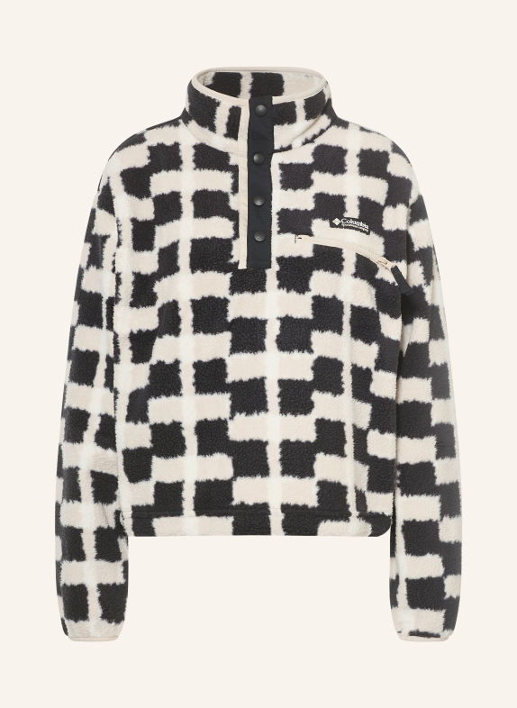 Columbia Fleece-Troyer HELVETIA™ II SCHWARZ / BEIGE / WEISS
