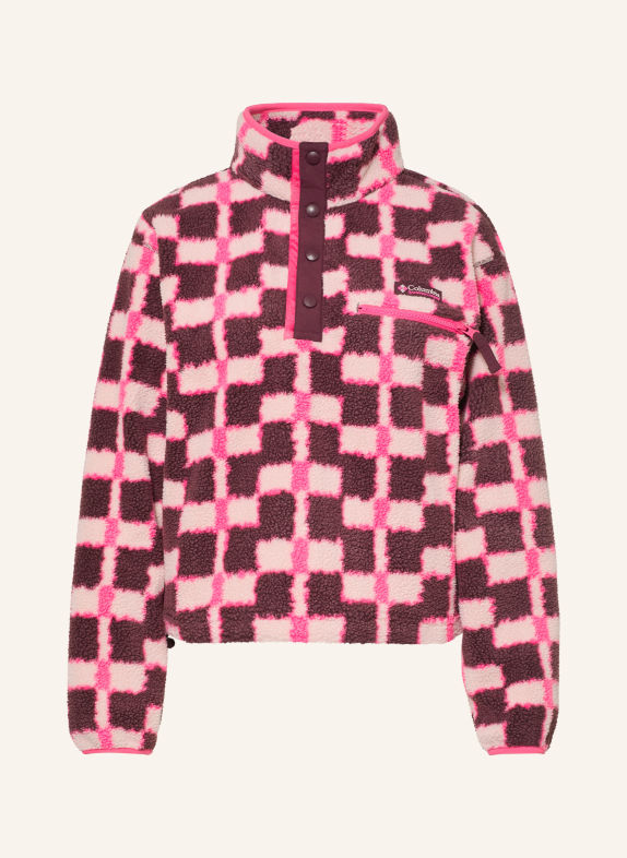 Columbia Pull polaire HELVETIA™ II ROUGE FONCÉ / ROSE CLAIR / ROSE FUCHSIA
