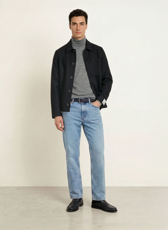 MAERZ MUENCHEN pull à col roulé GRIS