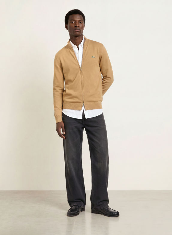 LACOSTE vest CAMEL