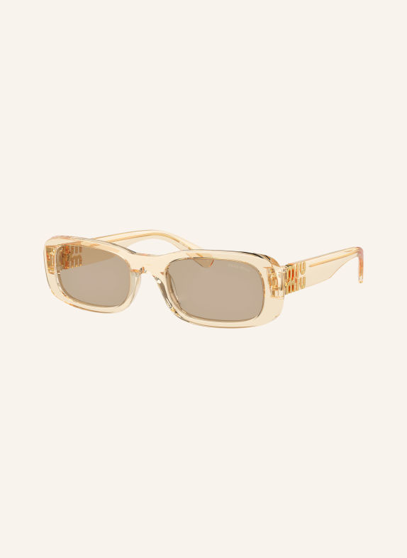 MIU MIU Sonnenbrille MU 08ZS SAND/ DUNKELBRAUN