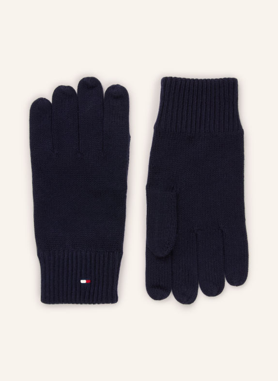 TOMMY HILFIGER Gloves DARK BLUE