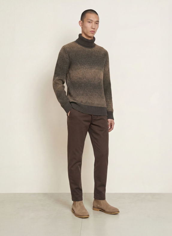 ALBERTO Chino JUMP Slim Fit DUNKELBRAUN