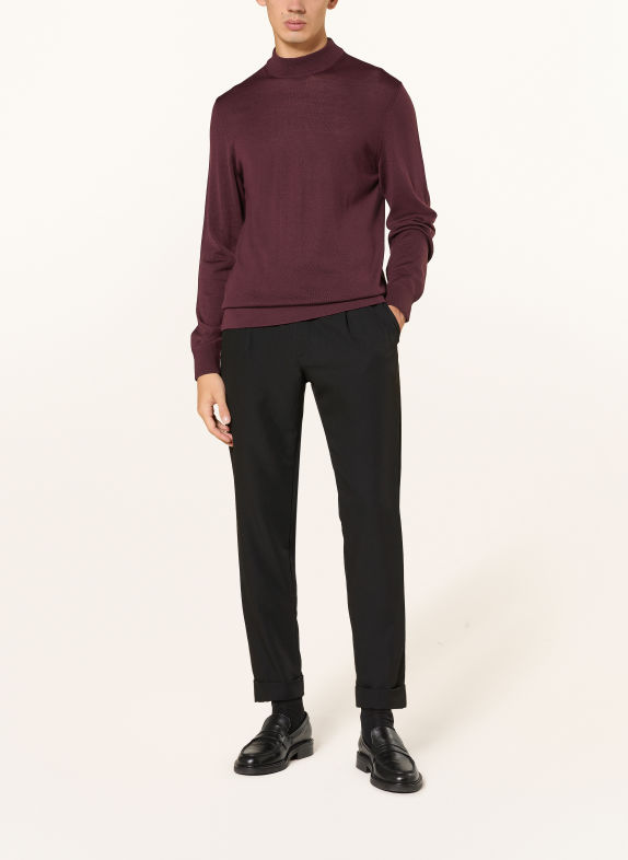 STRELLSON Pullover MAREK-RH DUNKELROT