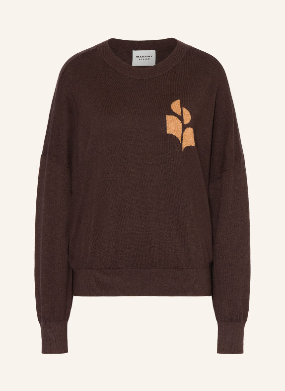 MARANT ÉTOILE Pullover MARISANS DUNKELBRAUN / CAMEL