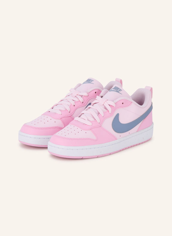 Nike COURT BOROUGH LOW RECRAFT sneaker LIGHT PINK / PINK / BLUE GRAY