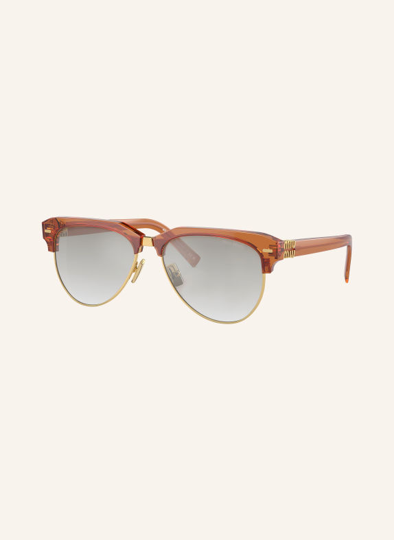 MIU MIU Sonnenbrille MU 09ZS BRAUN/ SILBER VERLAUF
