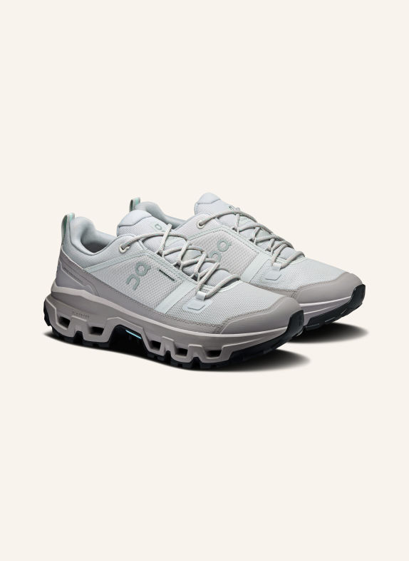 On Wandelschoenen CLOUDROCK LOW WP LICHTGRIJS / TAUPE