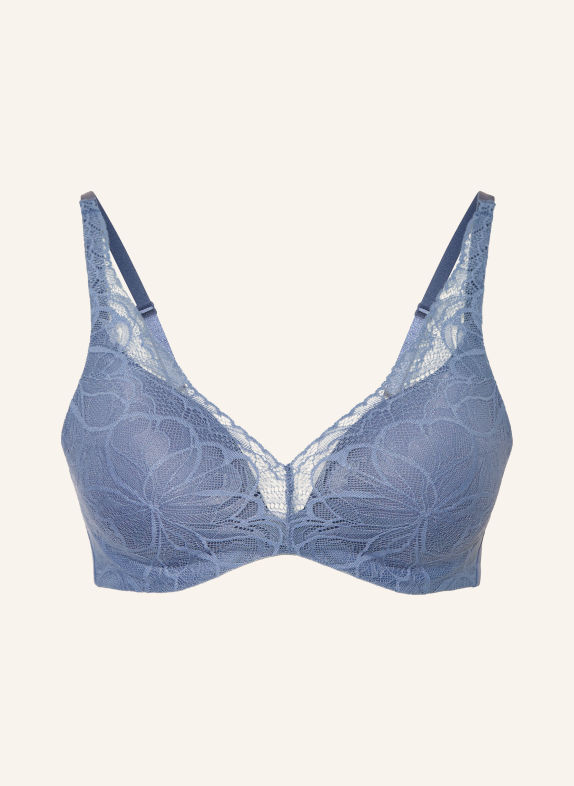Triumph Schalen-BH BODY MAKE-UP ILLUSION LACE BLAUGRAU