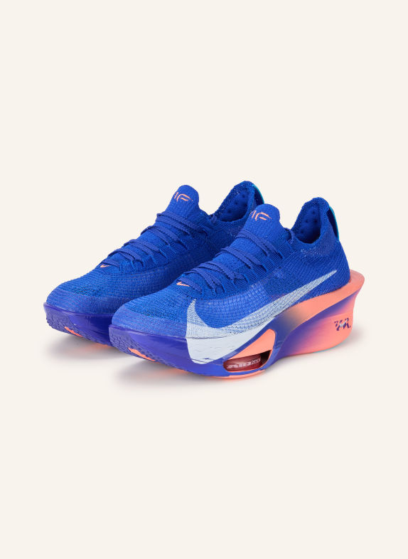 Nike Buty do biegania AIR ZOOM ALPHAFLY 3 GRANATOWY / JASKRAWY POMARAŃCZOWY