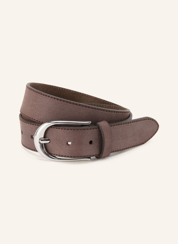 Condor Leather belt DARK BROWN