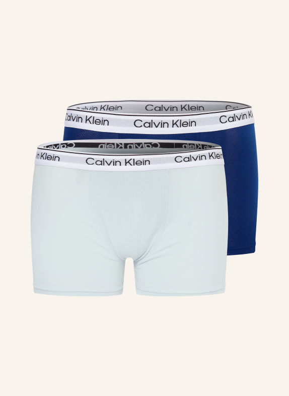 Calvin Klein 2-pack boxer shorts ICON COTTON STRETCH BLUE / LIGHT BLUE / BLACK