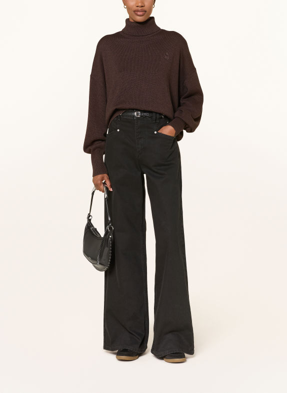 MARANT ÉTOILE Trui NASHA MARRON FONCÉ