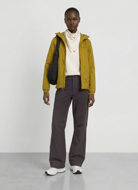 ARC'TERYX Funktionsjacke ATOM HOODY KHAKI