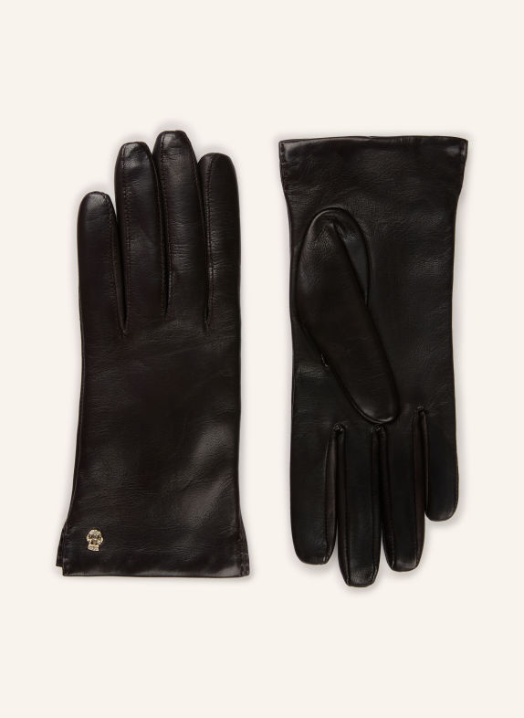 ROECKL Leren handschoenen EDELKLASSIKER ZWART