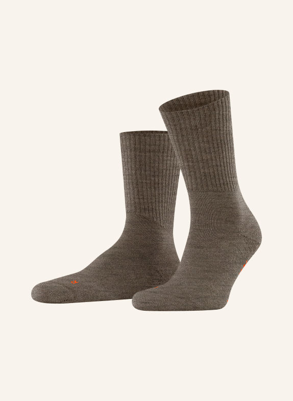 FALKE Sokken WALKIE LIGHT met merinowol 5410 NUTMEG MEL