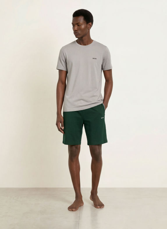 BOSS Loungeshorts MIX&MATCH MÖRKGRÖN