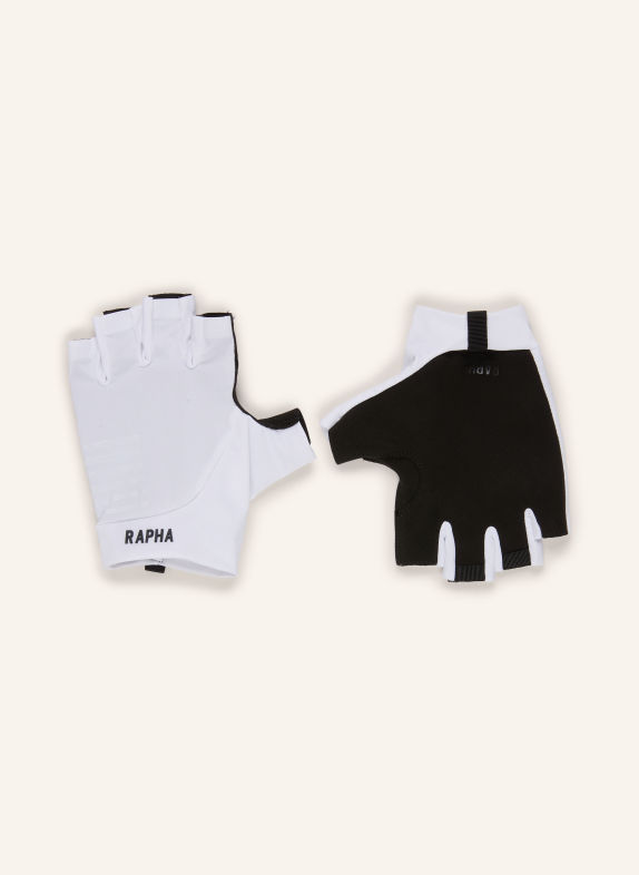 Rapha Fahrradhandschuhe PRO TEAM WEISS / SCHWARZ