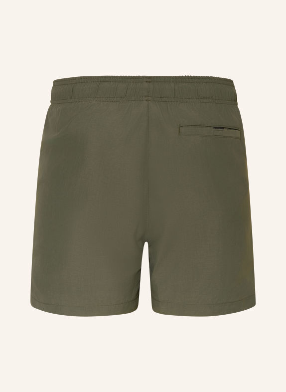 HUGO Short de bain PAOLO GROEN / JAUNE CLAIR